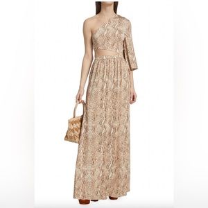 L'AGENCE Fontana Cut-Out Maxi Dress •Size Small• NWT •